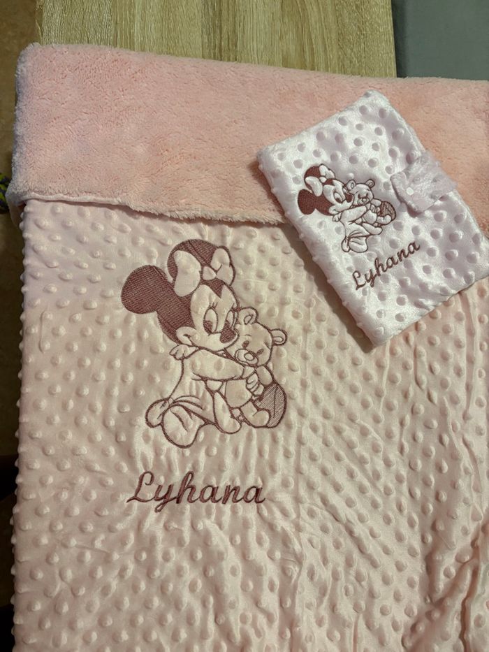 Couette bébé rose souris