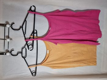 Lot 2 débardeurs ficelle