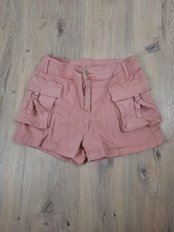 Short Femme – Cargo Rose – Taille M – Coton