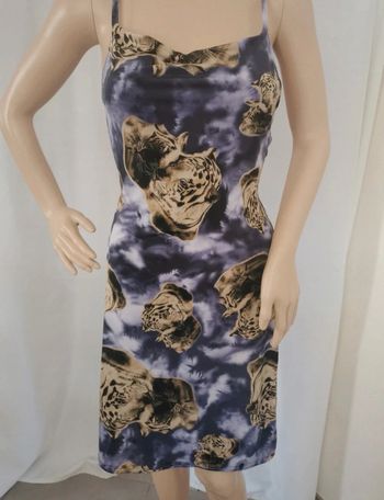 Robe dos nu courte. Violet Doré. Taille 36