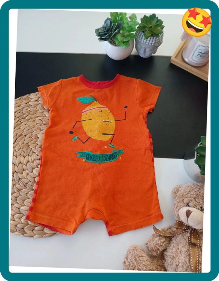 Barboteuse garçon Dpam Taille 12 mois🌿🦊
