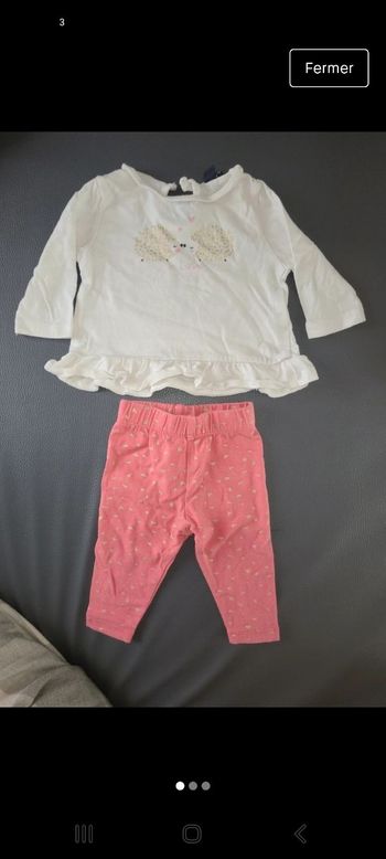 Ensemble 3 mois fille