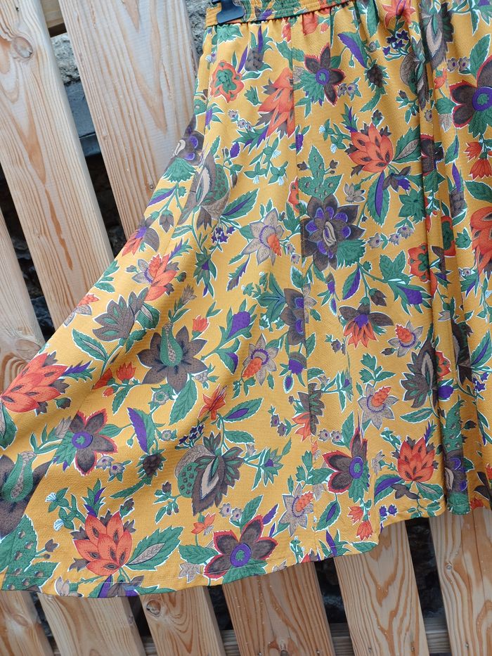 Jolie jupe longue vintage Devernois taille 38 - photo numéro 5