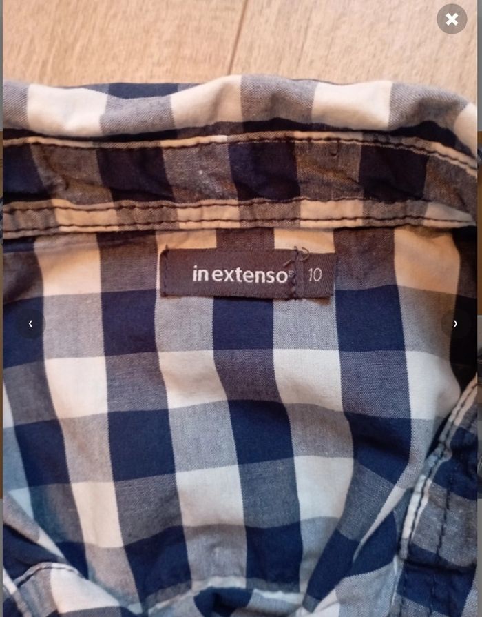 Chemise a carreaux bleu - photo numéro 3