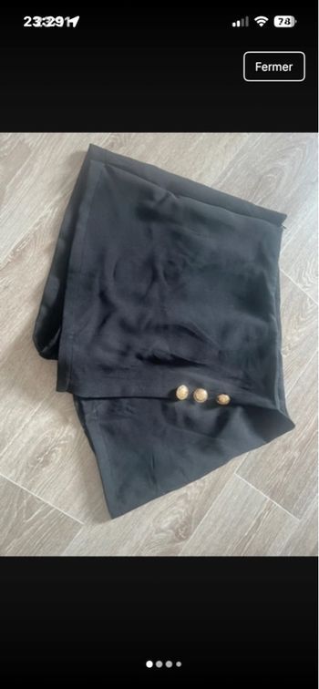 Jupe short noir 