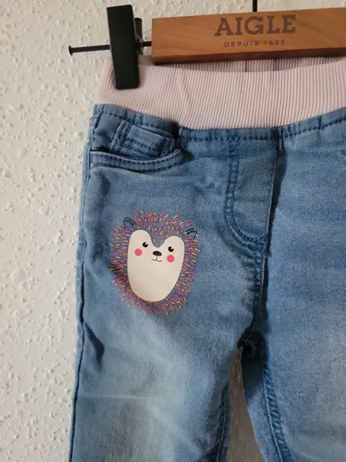 Petit pantalon chaud fille 👧 9-12-18 mois - photo numéro 2