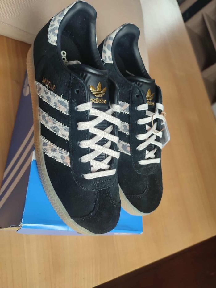 Adidas Gazelle indoor Cream Black Leopard 36 - 2/3
