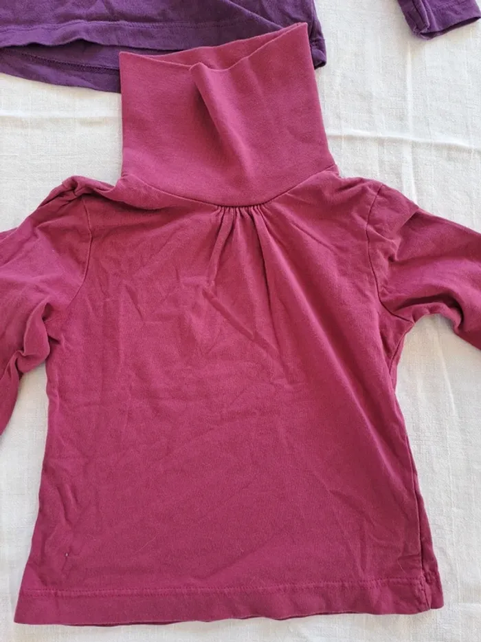 Lot de 2 sous pull 86/92 cms - photo numéro 2