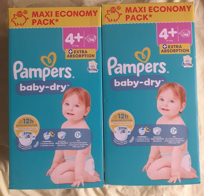 Couches Pampers baby/dry