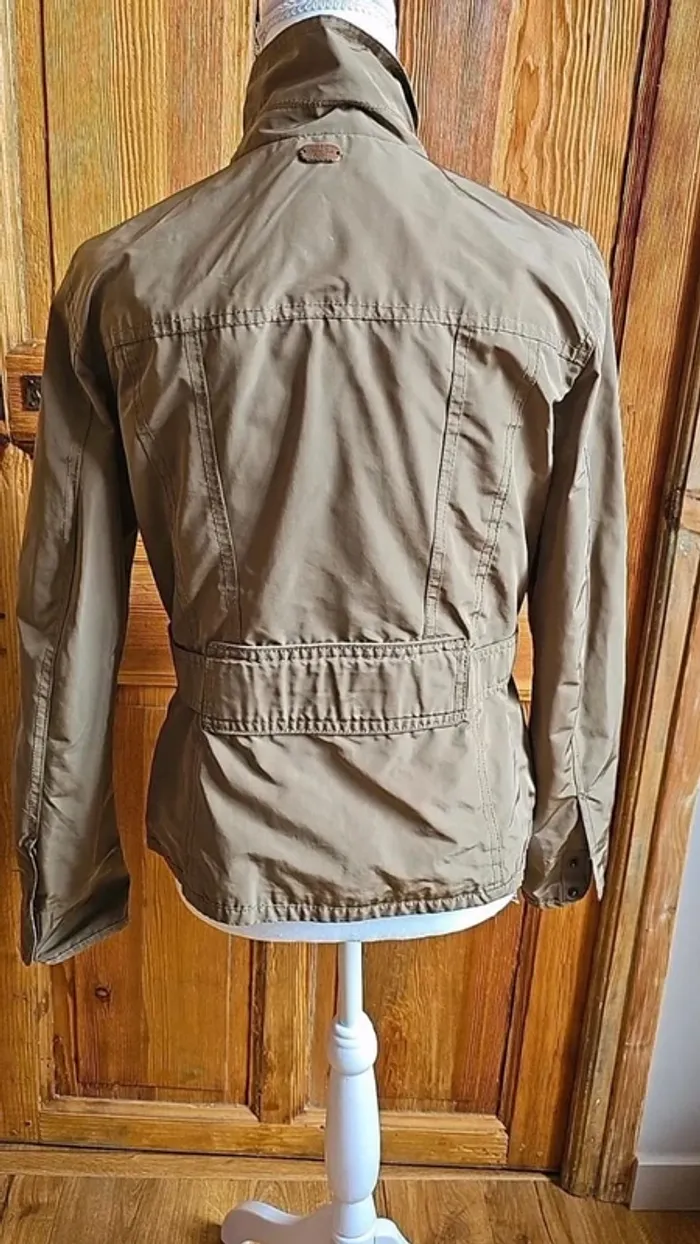 Veste Massimo Dutti kaki vintage - photo numéro 2