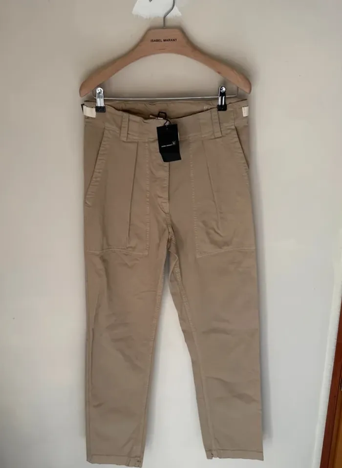 Pantalon beige Isabel Marant