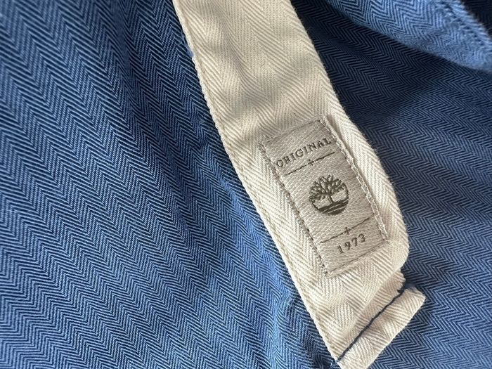 Chemise bleue à rayures Timberland TXL - photo numéro 7