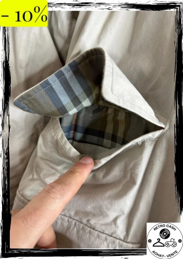 Trench Burberrys’ en super état Taille 12 UK Coat Vintage - photo numéro 8