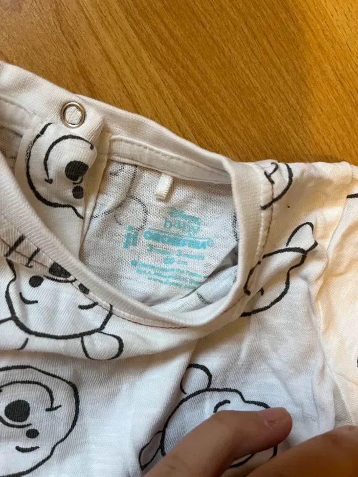 T-shirt manche courte Winnie 3 mois - photo numéro 3