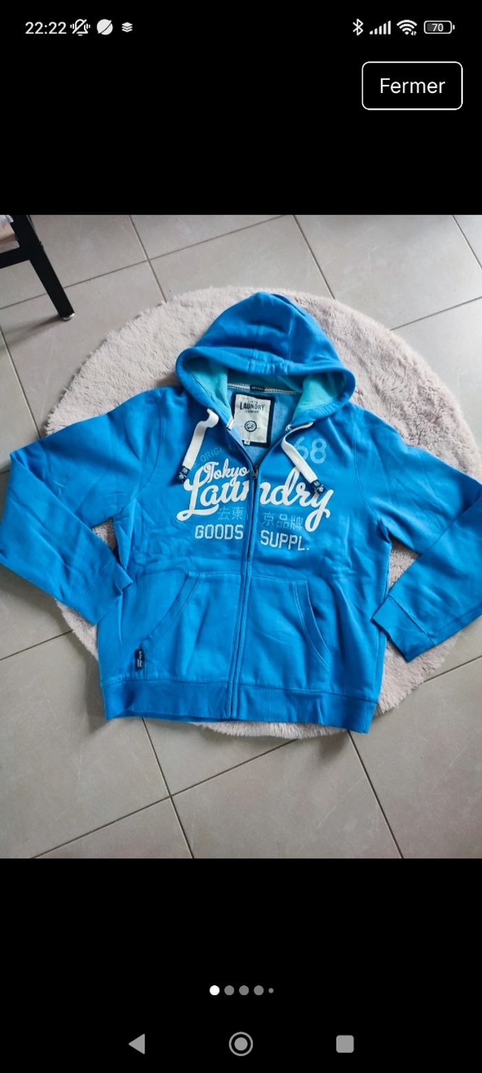 Sweat à capuche Tokyo laundry 16 ans très bon état - photo numéro 3