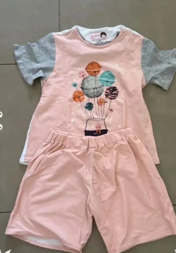 🎈 Pyjama enfant fille - Taille 6 ans - Fait main et ultra doux ! 🎈