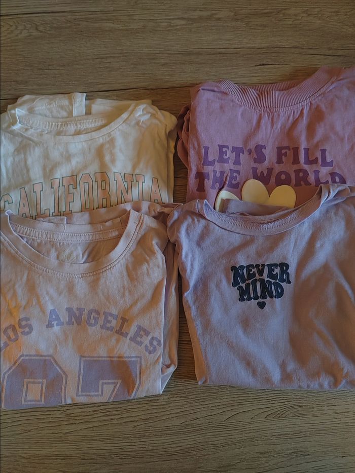 Lot de tee-shirts fille