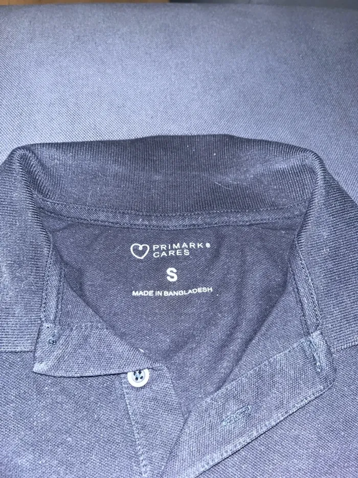 Polo noir primark taille S - photo numéro 2