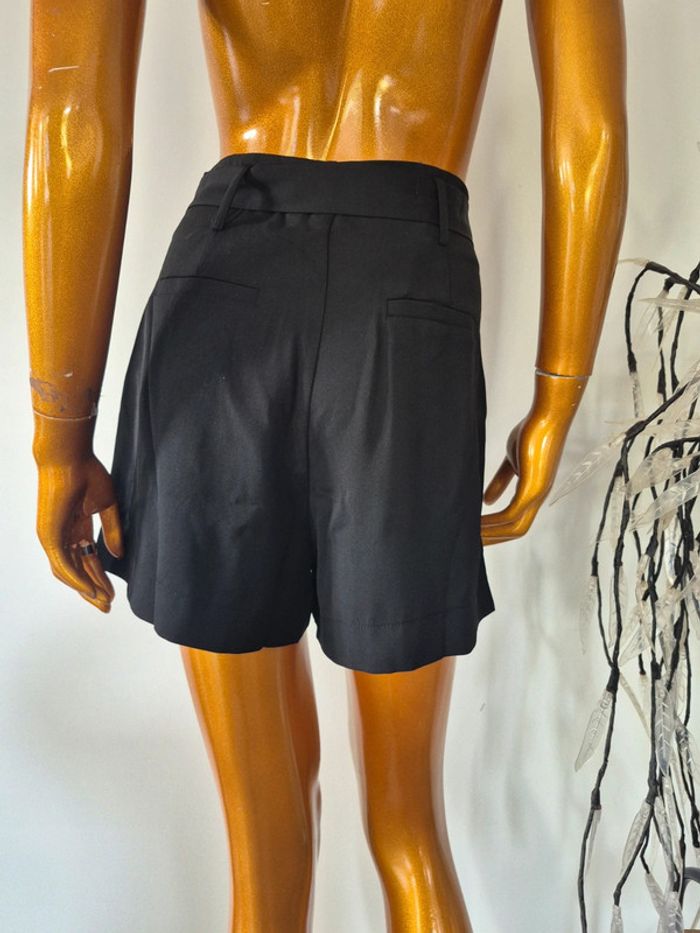 Short avec ceinture Femme Noir Taille L/40 - photo numéro 2