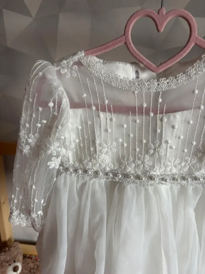 Robe de cérémonie fille taille 9/12mois - photo numéro 3