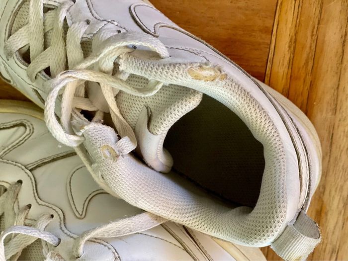 Baskets cuir blanches Nike Court Borough Low2, 37 1/2 - photo numéro 10