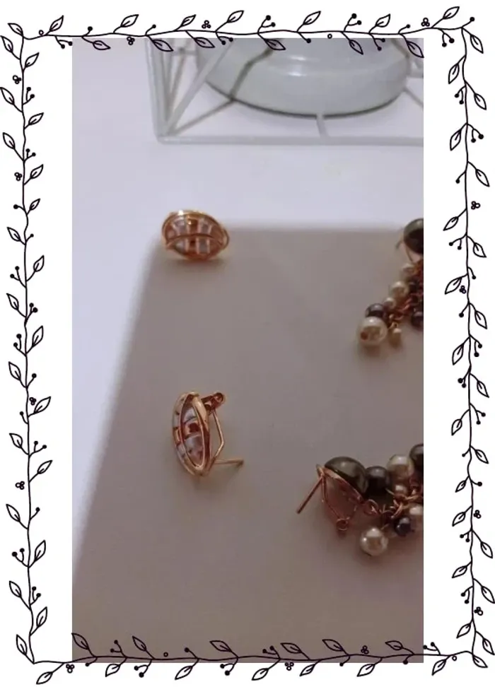 💎 Lot 2 paires de boucles d'oreille fantaisie - photo numéro 4