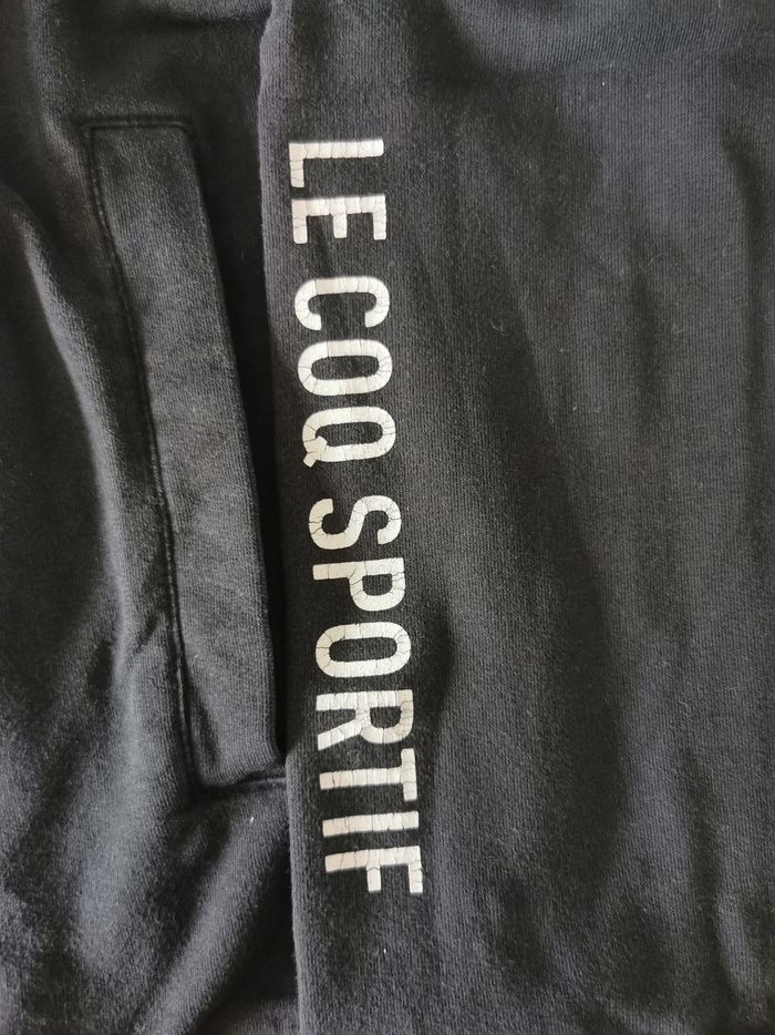 Gilet zippé noir sans capuche le coq sportif 14 ans en bon état - photo numéro 7