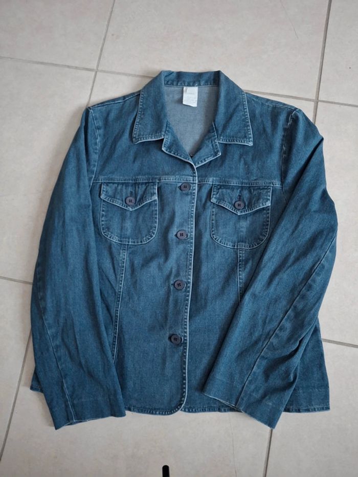 Veste/ blouson tissu jeans Taille 44 très mode