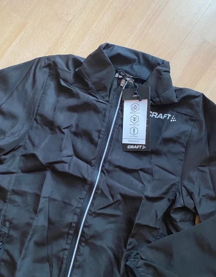 Veste légère coupe vent coupe-vent Craft taille 10 ans 140 cm Neuve - photo numéro 6