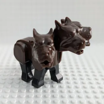 Figurine Harry Potter : Touffu le chien à trois têtes, style lego
