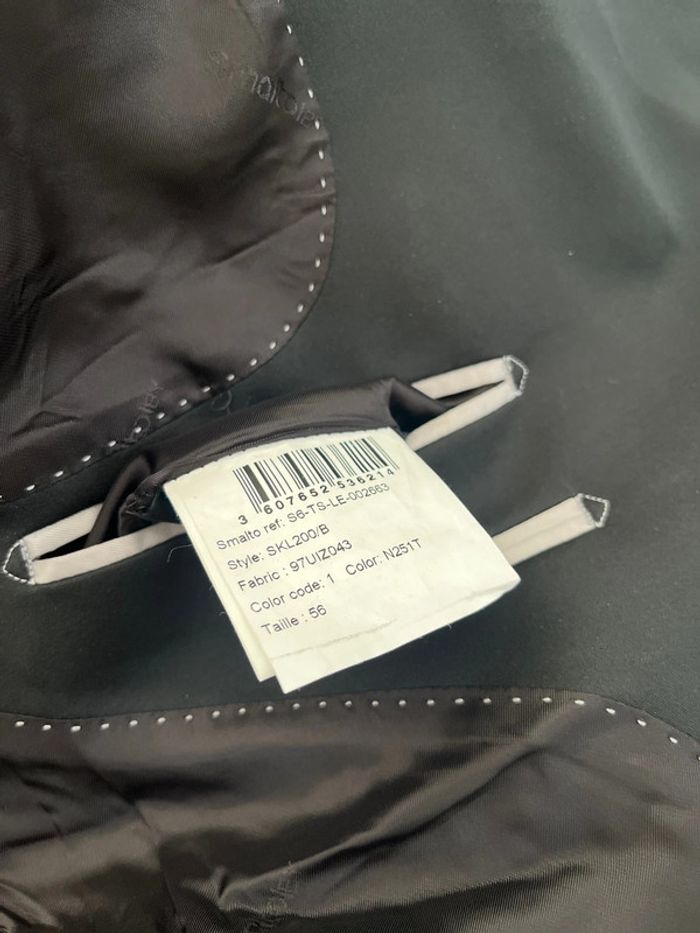 Veste costume De luxe Smalto neuve taille 56 prix boutique 229€ - photo numéro 5