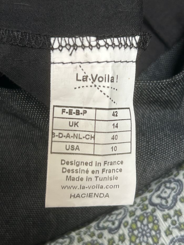 Jupe brune et verte La Voilà ! - Taille 40 - photo numéro 4