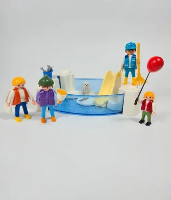 Playmobil Zoo Bassin du bébé ours blanc