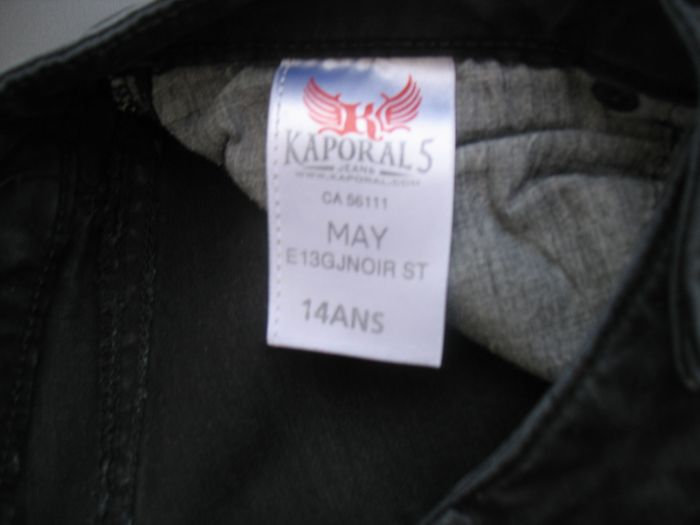 PANTALON SLIM NOIR FILLE "KAPORAL" - 14 ANS - n°05 - photo numéro 7