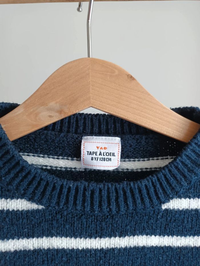 Pull marinière Tape à l'œil 8 ans - photo numéro 2