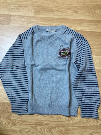 Pull gris 6 ans