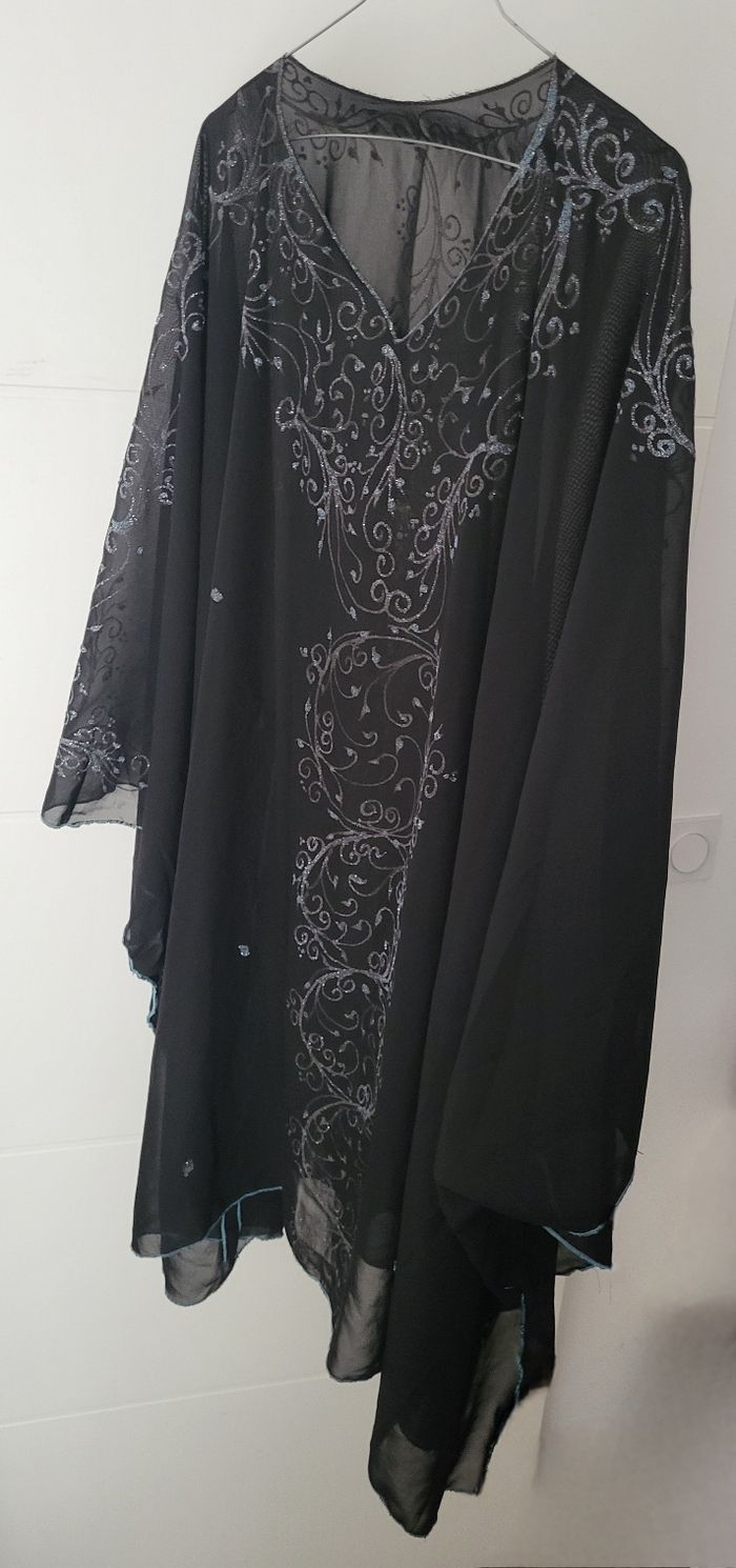 Sonic de fête transparente noire avec motifs pailletés 54/56 - photo numéro 2