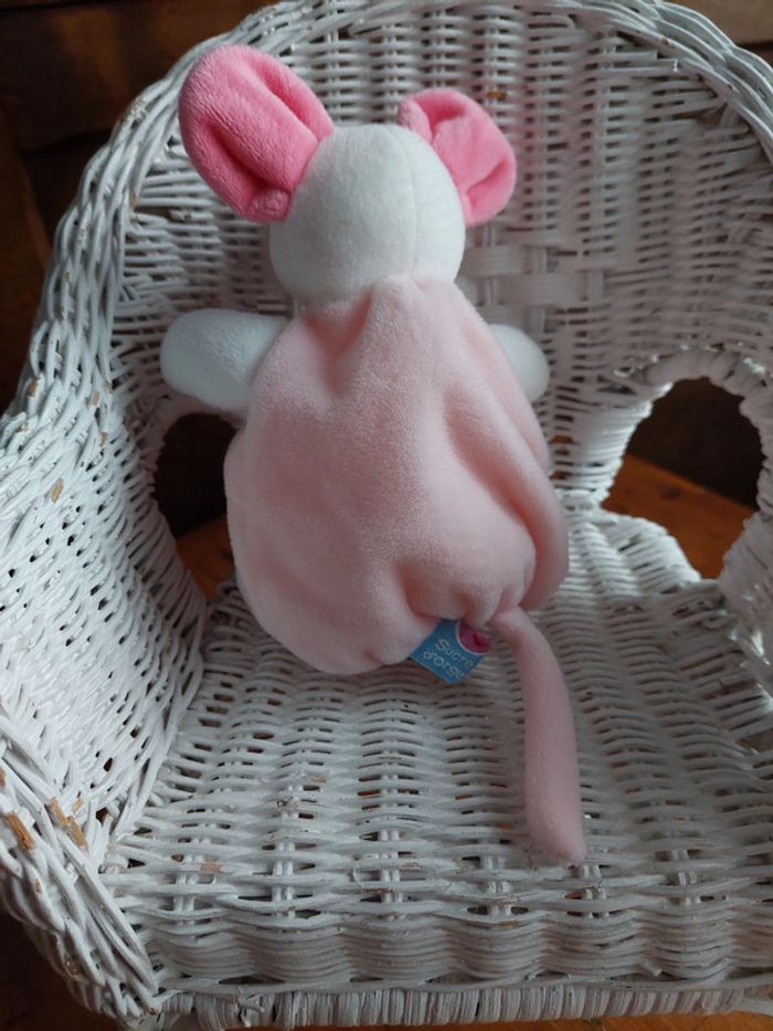 Doudou mouchoir souris Sucre d'orge - photo numéro 2