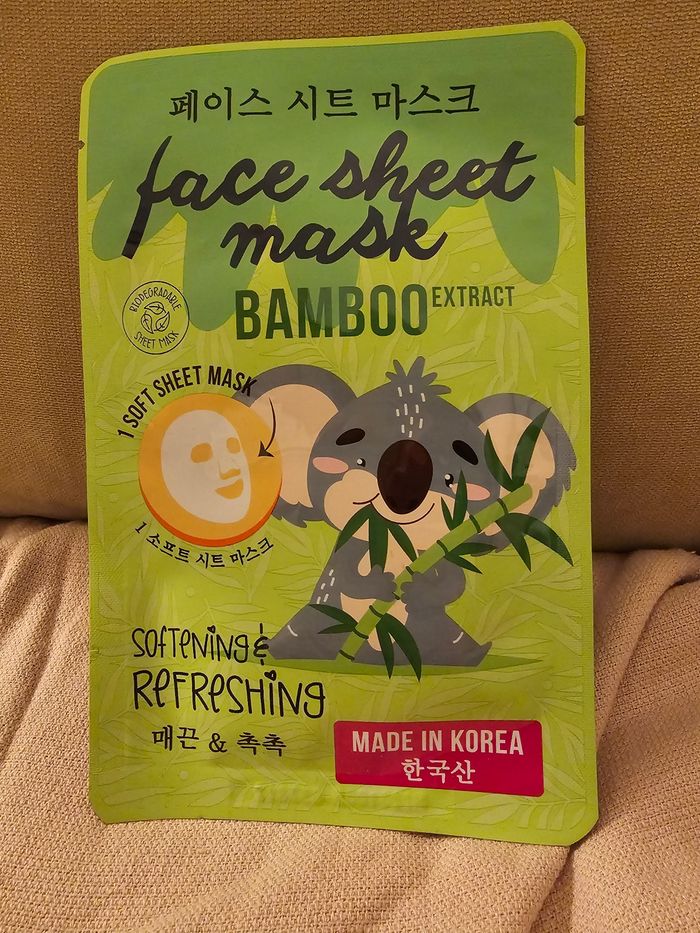 Face Sheet Mask – Bamboo Extract