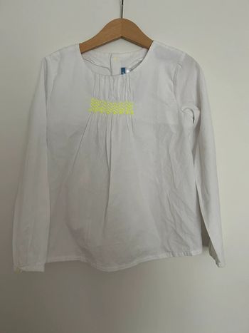 Blouse jacadi à smocks