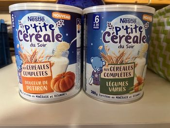 Lot céréales pour bébé aux légumes 
