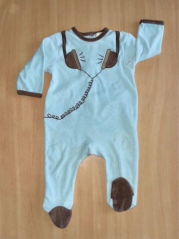 Pyjama 1 pièce Kitchoun 9mois