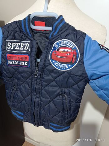 blouson Disney Cars bleu  2 ans réf 378 D02