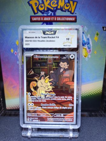 Miaouss de la Team Rocket FA - PCA 10 Mint - IR
