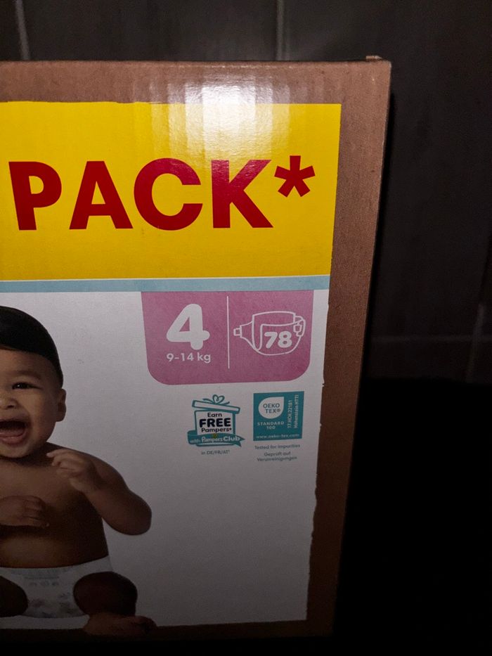 Maxi-Pack De 78 Couches Pampers Harmonie  Neuf Dans L’emballage Taille:4 - photo numéro 2