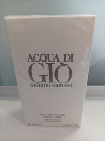 Parfum homme acqua Di Gio blanc