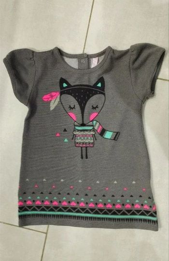Robe bébé fille renard 12 mois