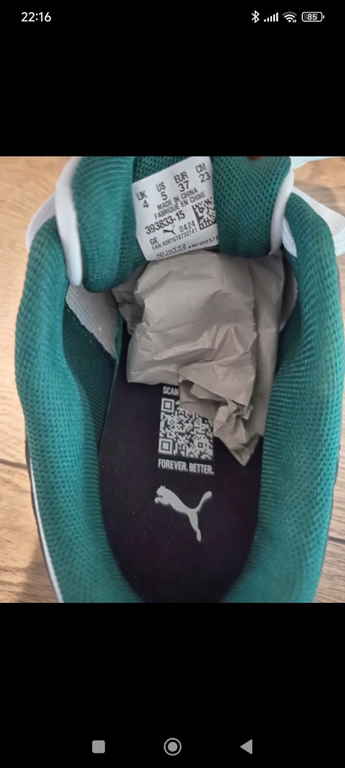 Baskets Puma neuves pointure 37 - photo numéro 6