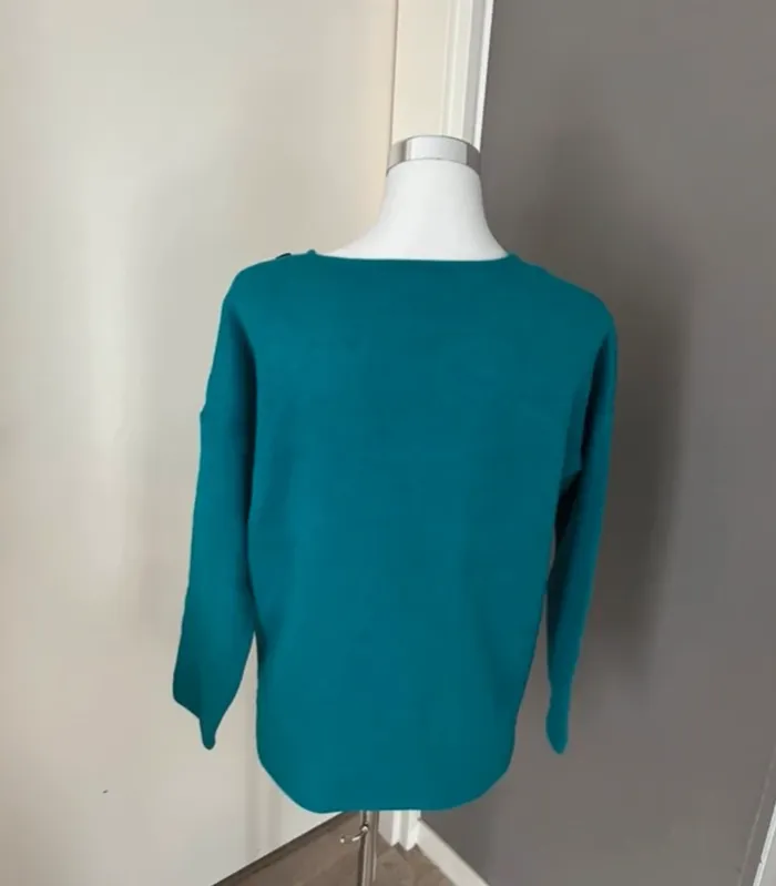 Armand Thierry, pull bleu canard femme taille 3/40 - photo numéro 6