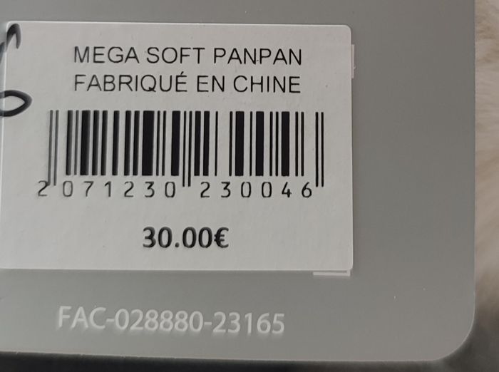 Peluche panpan disney - photo numéro 3